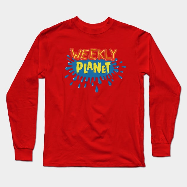 Weekly Planet vs Art Attack Long Sleeve T-Shirt by Weekly Planet Posters